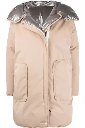 YVES SALOMON Padded metallic-lined jacket