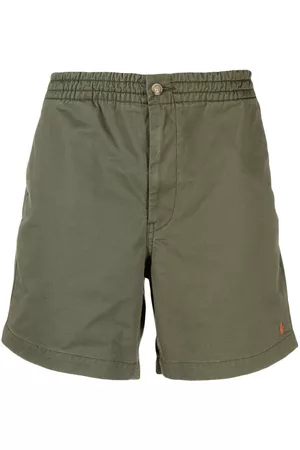 Ralph Lauren Stretch-cotton embroidered-logo shorts