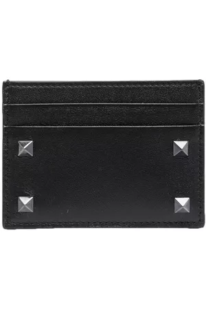 VALENTINO GARAVANI Men Wallets - Rockstud calf leather wallet
