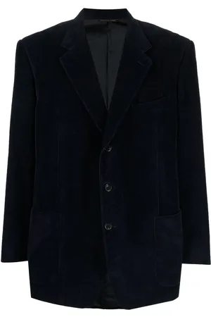 Pierre Cardin 1980s notch lapels velvet blazer