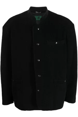 Jean Paul Gaultier 1990s mock neck wool jacket