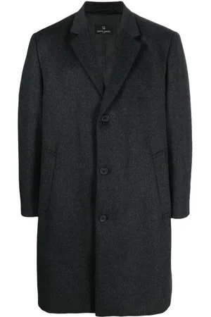 Pierre Cardin Men Coats - 1990s knee-length wool coat