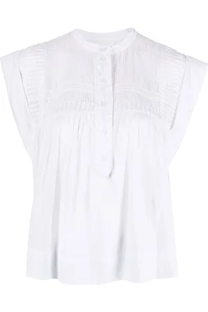 Marant Etoile Leaza pleated blouse