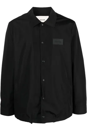 Zadig & Voltaire Logo-patch shirt jacket