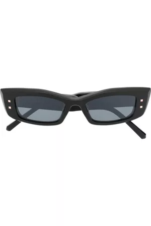 VALENTINO GARAVANI Rockstud rectangle-frame sunglasses