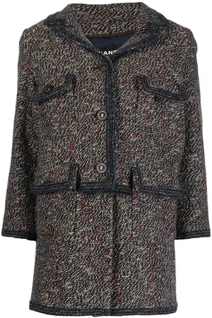 CHANEL Layered tweed jacket