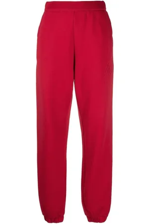 The Attico Logo print track pants