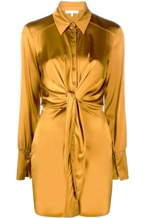 Patrizia Pepe Knot detail shirt dress