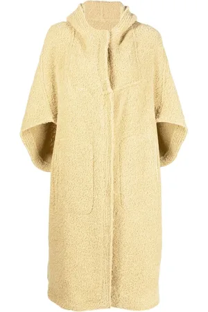 GENTRYPORTOFINO Textured hooded coat