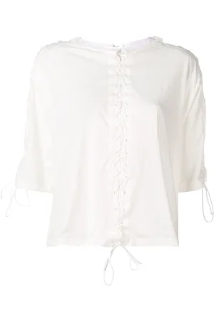 Unravel Project Lace-up T-shirt
