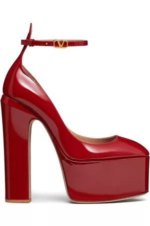 VALENTINO GARAVANI Tan-Go 155mm platform pumps