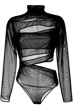 Boyarovskaya Cut-out sheer bodysuit