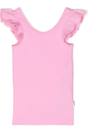 Molo Ruffled-trim ribbed vest