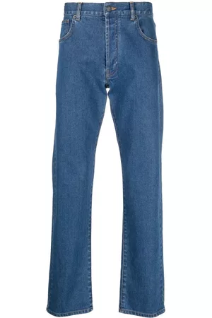 Moschino Teddy bear-patch straight-leg jeans