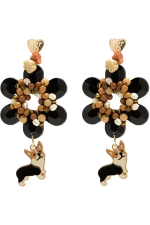 AMIR SLAMA Corg statement drop earrings