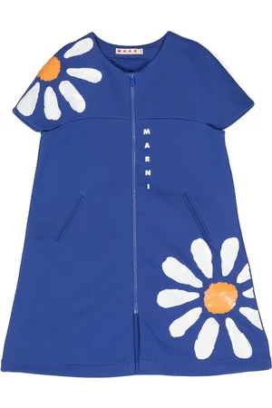 Marni Daisy-print shift dress