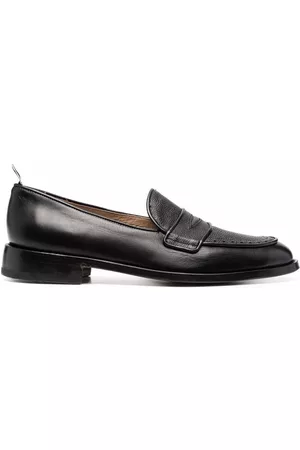 Thom Browne RWB-tag penny loafers