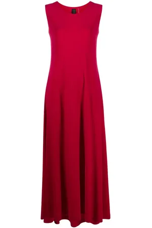 Norma Kamali Sleeveless long swing dress