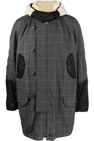 JUNYA WATANABE Checked patchwork coat