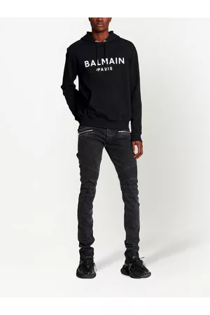 Balmain Logo-print drawstring hoodie