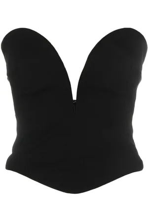 Monot V-neck corset top