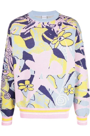PAM PERKS AND MINI Moving Image print knitted sweater