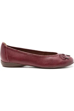 Sarah Chofakian France pebbled ballerina shoes