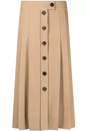 Salvatore Ferragamo Buttoned-up pleated skirt