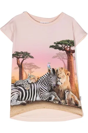 Molo Graphic-print short-sleeved T-shirt
