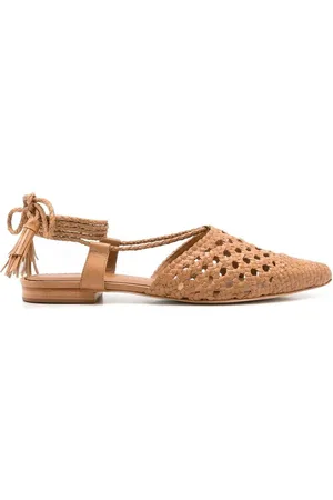 Sarah Chofakian Lovina woven shoes
