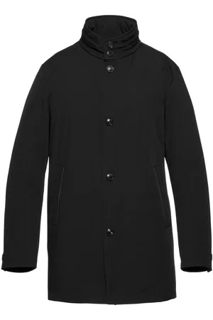 Norwegian Wool Padded single-breasted coat