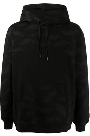 Maharishi Bat-print cotton hoodie