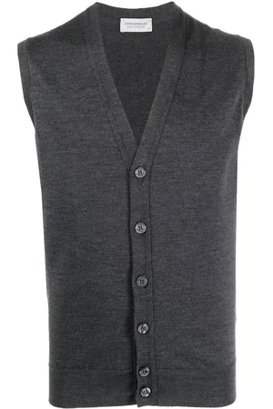 JOHN SMEDLEY V-neck knit vest