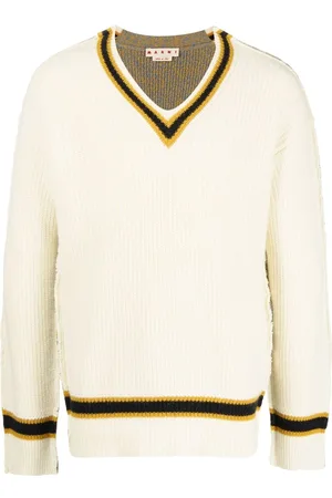 Marni V-neck knitted jumper