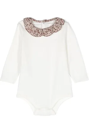 TEDDY & MINOU Contrast-collar stretch-cotton body