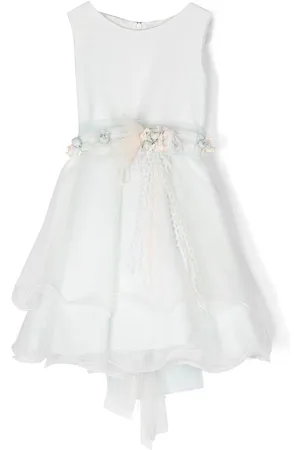 Mimilù Floral-detail sleeveless dress