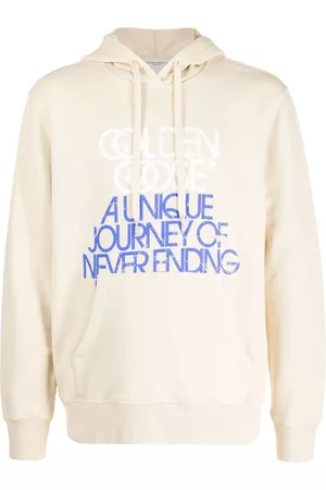 Golden Goose Logo print cotton hoodie