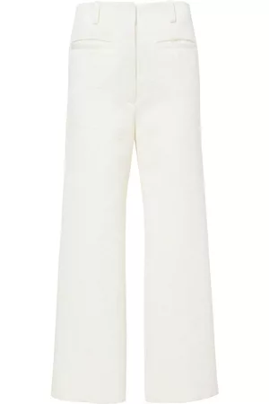 Proenza Schouler Cotton wool jacquard trousers