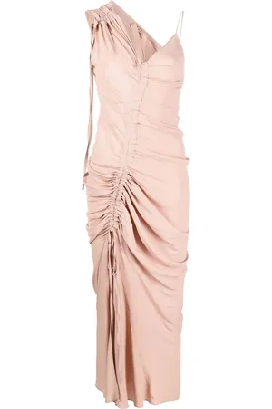 Nº21 Asymmetric ruched dress