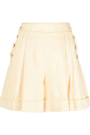 ZIMMERMANN High-waisted linen shorts