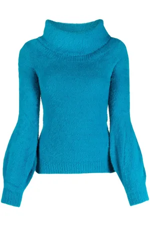 Liu Jo Roll-neck puff-sleeve jumper