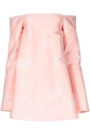 Macgraw Virtuoso off-shoulder jacquard dress