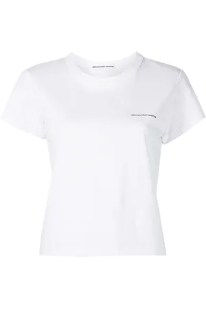 Alexander Wang Shrunken logo T-shirt