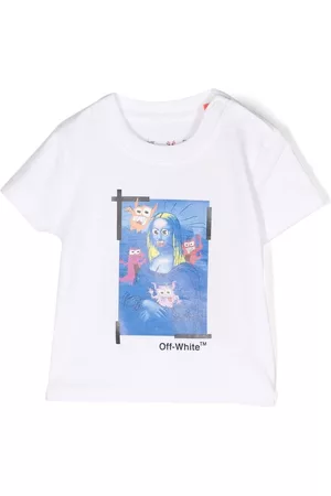 OFF-WHITE Baby Long Sleeve - Graphic-print detail T-shirt