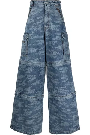 Vetements Transformer logo-print jeans