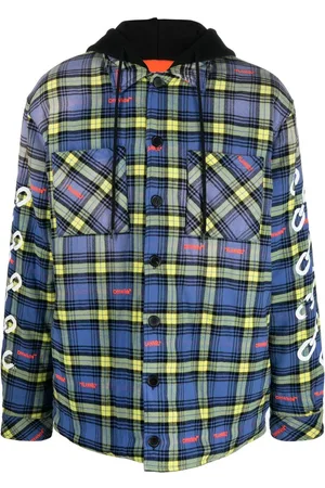 OFF-WHITE Plaid-check shirt jacket