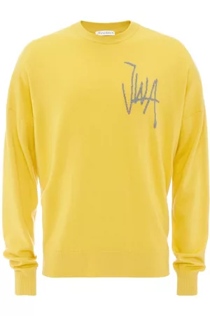 J.W.Anderson Logo-intarsia merino-wool jumper