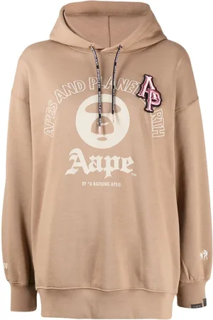 A Bathing Ape Logo-patch graphic hoodie