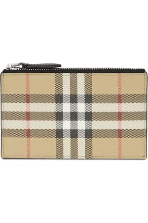 Burberry Vintage-Check zipped card case