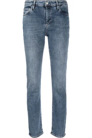 AG Jeans High-rise straight-leg jeans